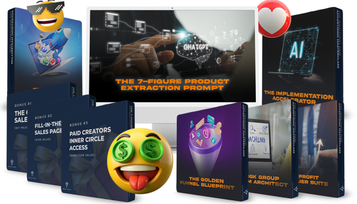 PaidCreators – 7-Figure Product Extraction Prompt