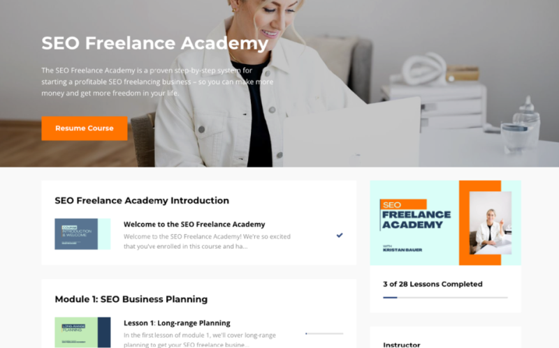 Kristin Bauer – SEO Freelance Academy: A Complete Guide to Building a Profitable SEO Career