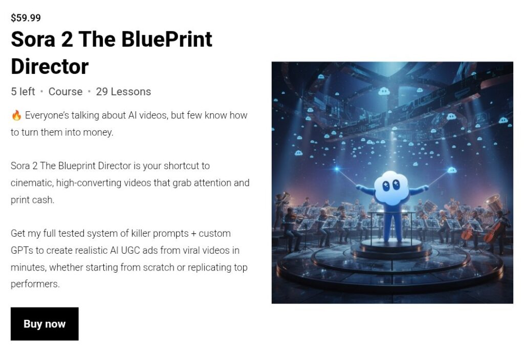 Sora 2 The BluePrint Director by GMB Crush