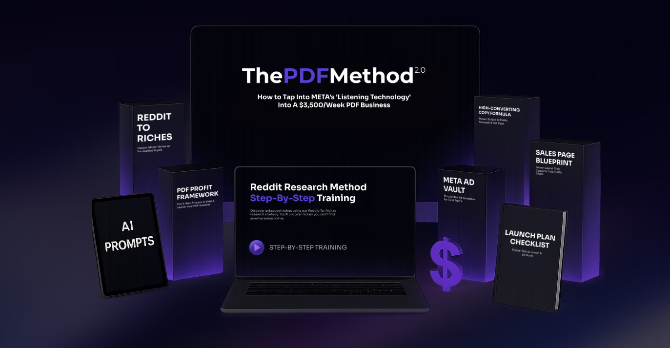 Ewan Davies – The PDF Method 2.0 + upsells